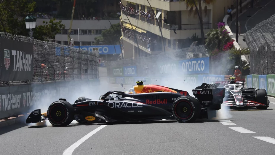 Checo Pérez choca en Gran Premio de Canadá Fórmula 1