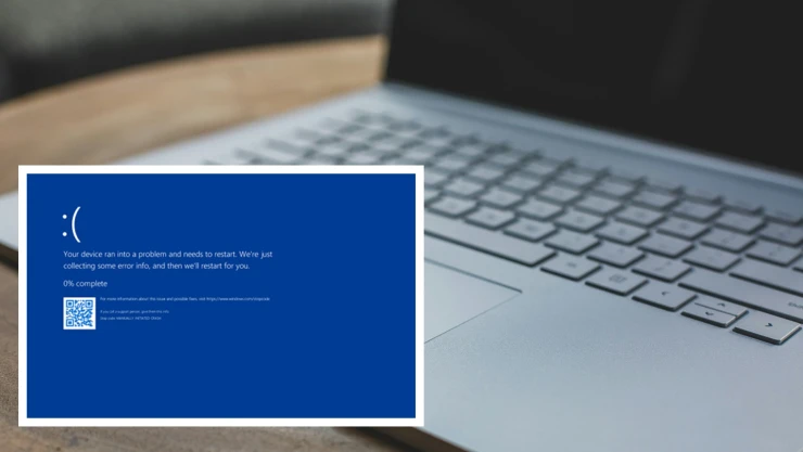 ¿Qué significa pantalla azul en mi laptop? Así puedes solucionarlo.