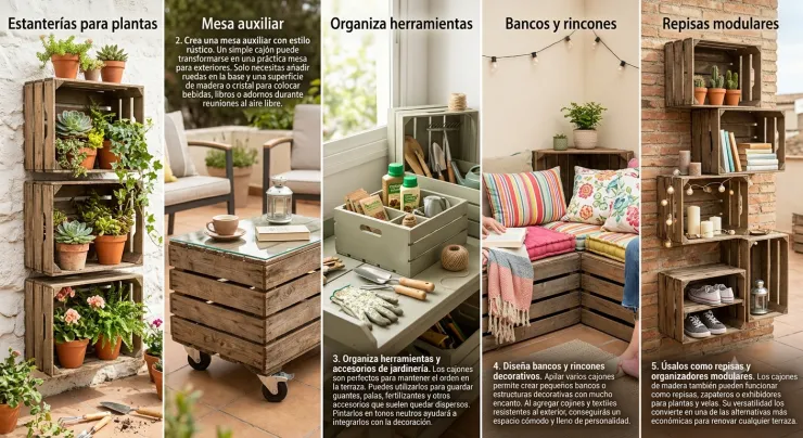 Ideas para hacer con cajones de madera viejos