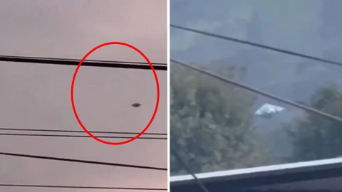 Habitantes captan en video un supuesto OVNI gigante en Michoacán