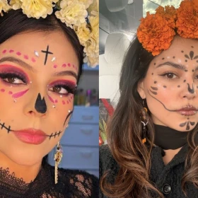 3 maquillajes sencillos de catrina para lucir en Día de Muertos