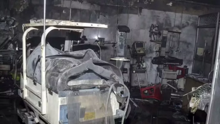 ¡Tragedia! Voraz incendio en un hospital deja a 10 recién nacidos sin vida