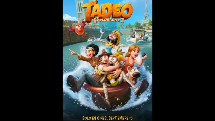 Se acerca el momento de una nueva aventura con Tadeo El Explorador 3: La maldición de la momia.
