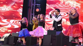 La Onda Vaselina y todo el público cantaron juntos ‘Susanita tiene un ratón’...