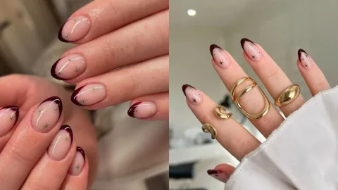 17 modelos de uñas acrílicas guindas: se verán elegantes y hermosas en cortas o largas