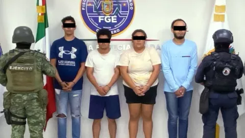 Banda de secuestradores detenida en Acapulco, Guerrero.