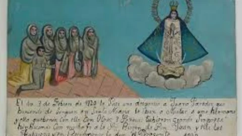 El primer milagro de la Virgen de San Juan de los Lagos; la resurrección de una niña trapecista