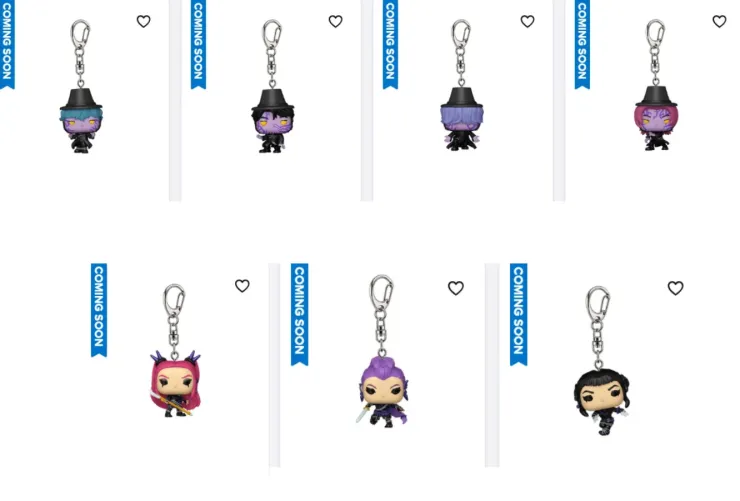 Nuevos mini llaveros de Kpop Demon Hunters