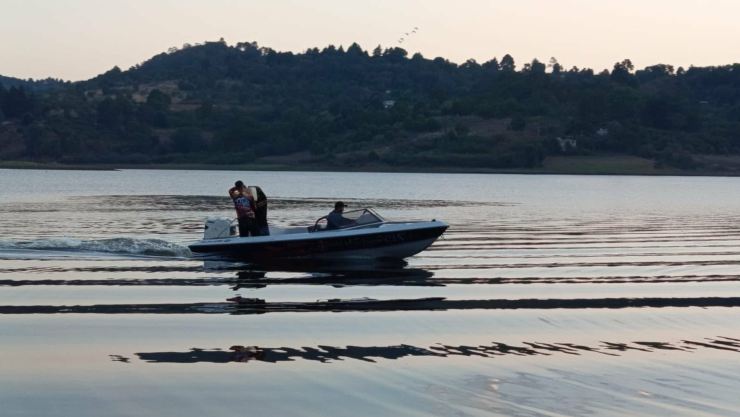 Hombre ahogado en presa