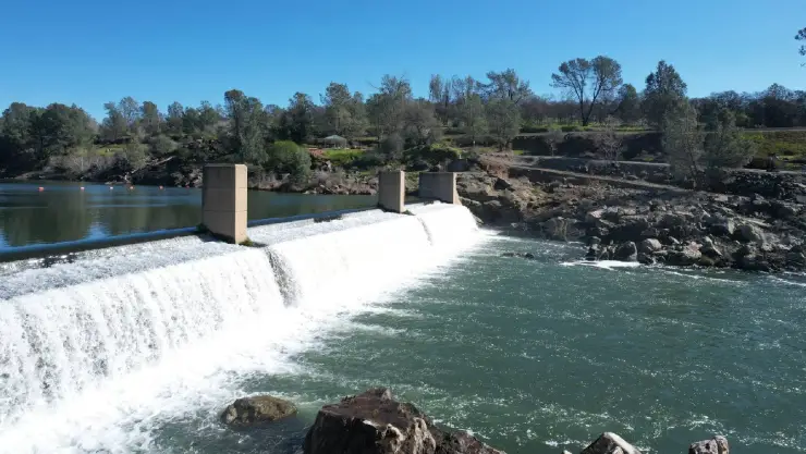 El embalse de Oroville en California