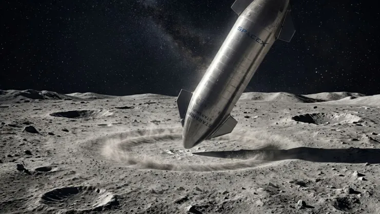 SpaceX dejará una marca en la Luna tras el impacto de su cohete este 5 de agosto: ¿qué ocurrira?
