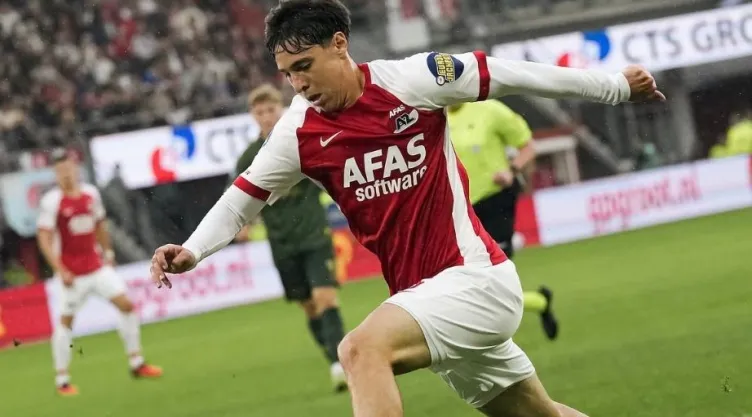 Mateo Chávez con el AZ Alkmaar