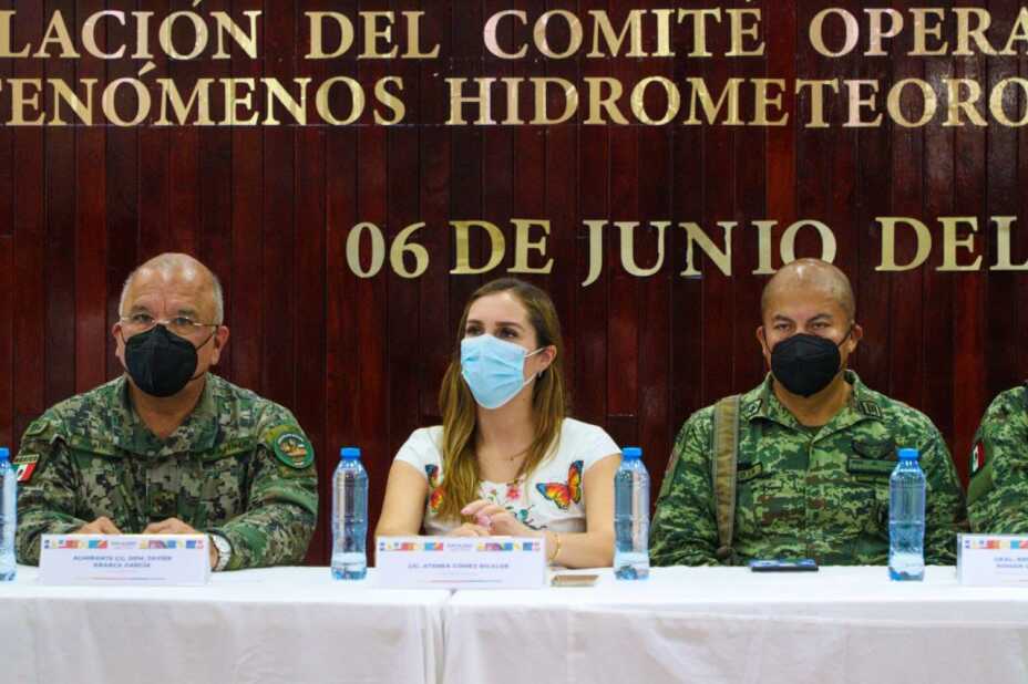 Presentan Comité Operativo Especializado en Fenómenos Hidrometeorológicos de Isla Mujeres