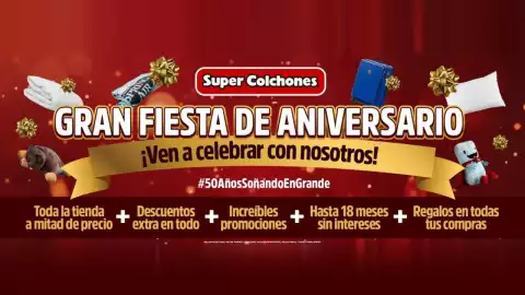 Super Colchones celebra 50 años.