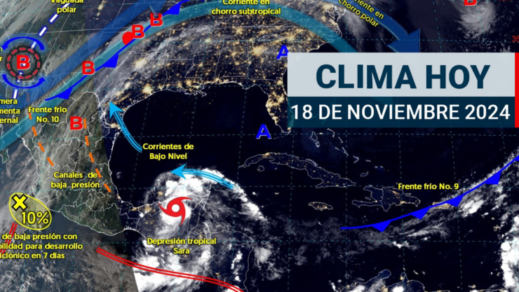 pronóstico-clima-mexico-hoy-lunes-18-noviembre-2024
