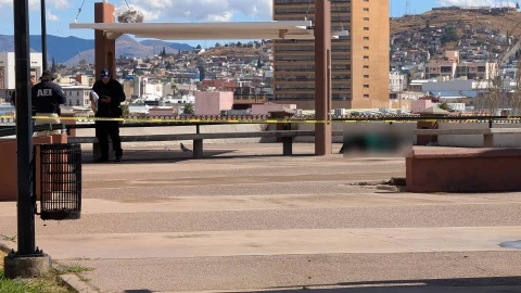 hombre sin vida Parque El Palomar