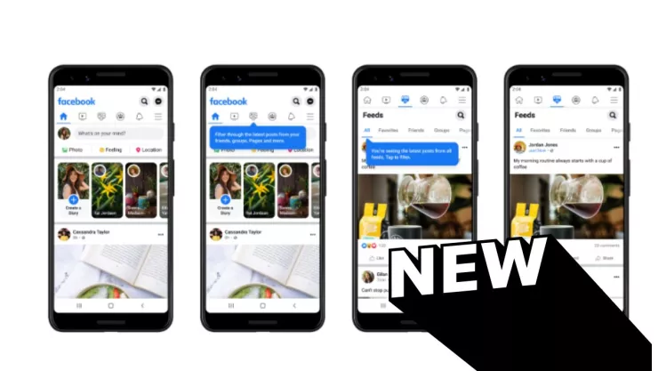 Nuevo feed de Facebook