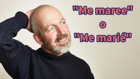 “Me maree” o “Me marié” según la RAE