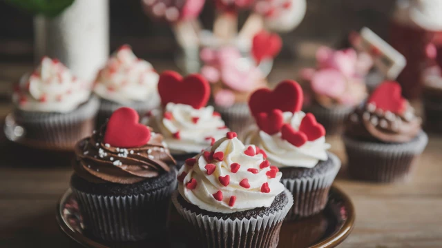 Receta de cupcakes de chocolate para regalar en San Valentín Receta de cupcakes de chocolate para regalar en San Valentín