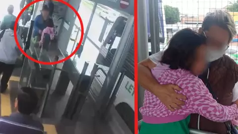 Niña perdida en la Oruga