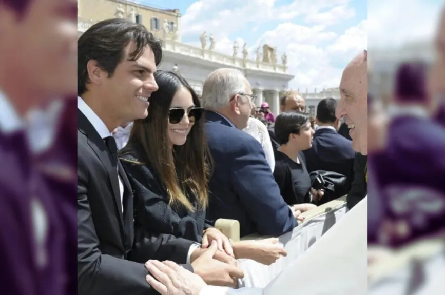 famosos con el papa francisco