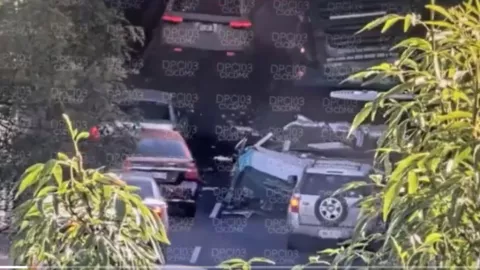 Accidente de autobús en Ciudad de México