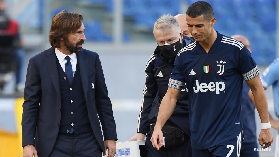Cristiano Ronaldo y Andrea Pirlo