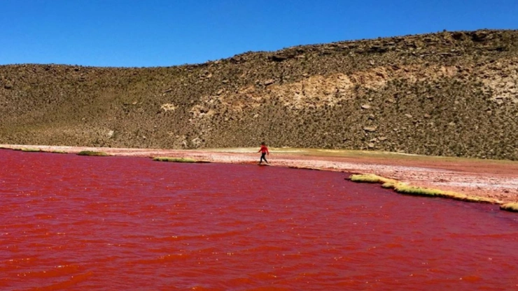 río nilo se tiñe de rojo presagio bíblico