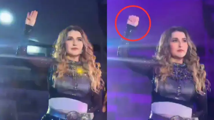 Tras finalizar un concierto Alicia Villareal emite señal de auxilio