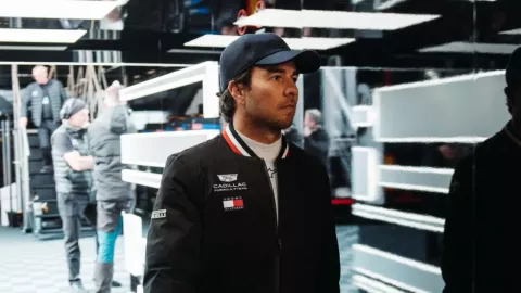 Checo Pérez en el Día 3 del Test de Barcelona