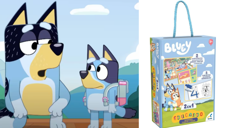 3 juguetes de Bluey para que los niños aprendan a contar de manera fácil y divertida