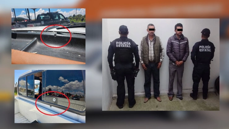 Dos hombres fueron detenidos por presuntamente disparar contra conductor y menor.