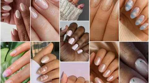 diseño de uñas milky