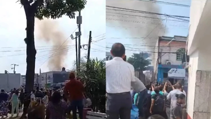 Explosión de pirotecnia quema bodega en Cárdenas, Tabasco (VIDEO)