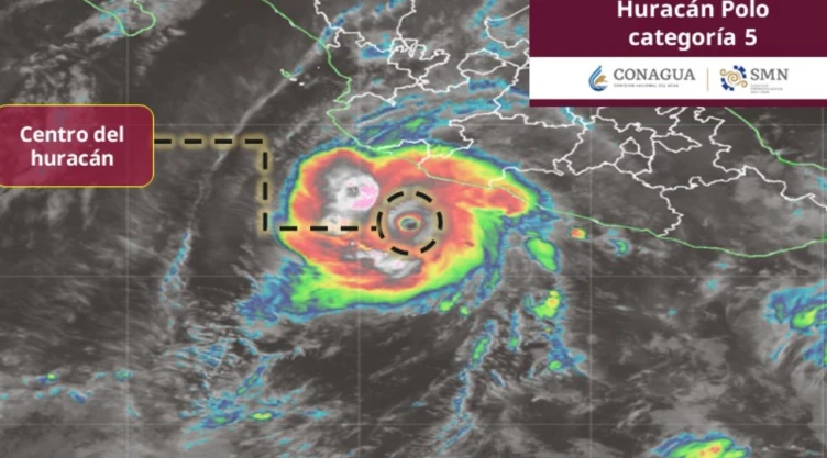 EN VIVO: Huracán “Polo” avanza como categoría 5 | Trayectoria, estados en alerta y suspensión de clases hoy 24 de septiembre