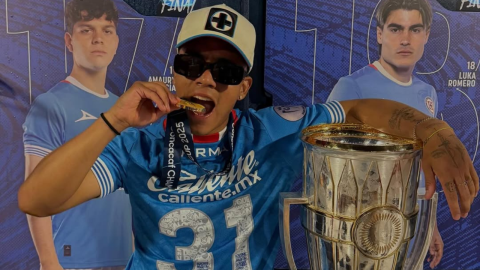 Amaury Morales, juvenil de Cruz Azul