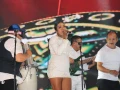 Gran ambiente se vivió durante la presentación.
