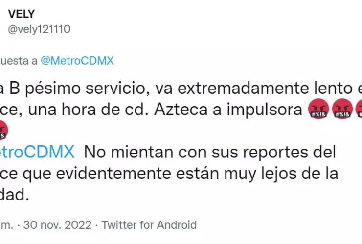 Metro CDMX: Retrasos en Línea B de hasta 30 minutos