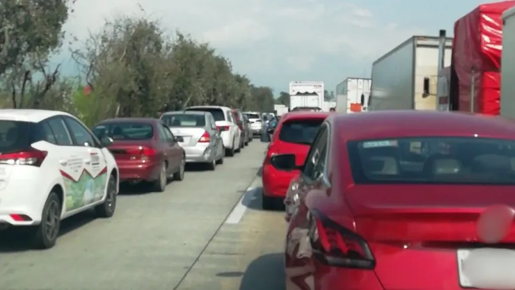 Accidente en la autopista Arco Norte deja cierre y congestión vial hoy: Afectaciones en en Calpulalpan