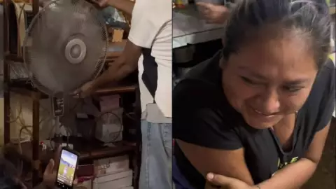 Ventilador aire frio.