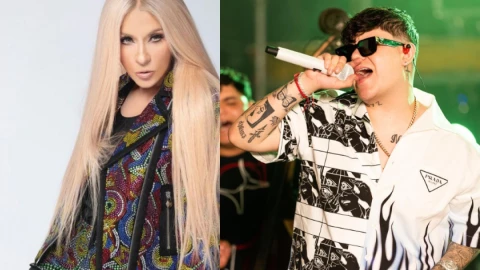 Yuri y Junior H en Puebla marzo 2023