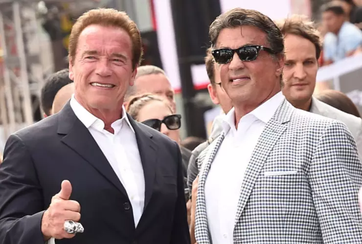 Rivalidad extrema entre Arnold Schwarzenegger y Sylvester Stallone
