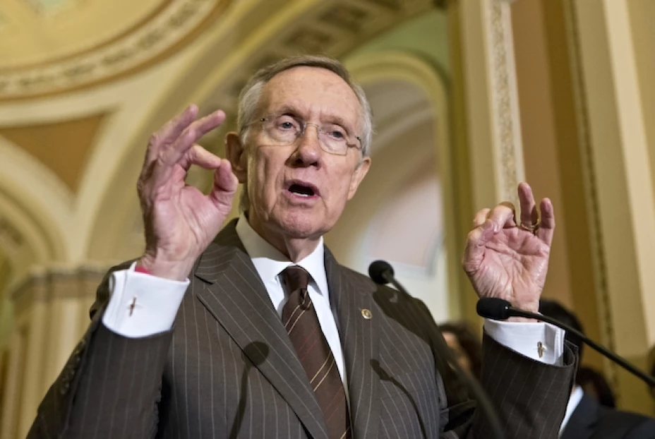El jefe de la bancada mayoritaria en el Senado, el demócrata por Nevada Harry Reid