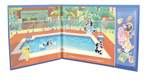 Libro magnético de Bluey