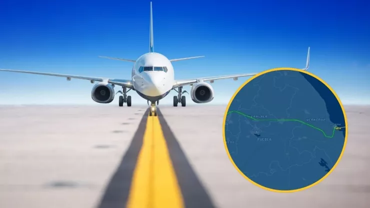 Avión aterriza de emergencia en Veracruz