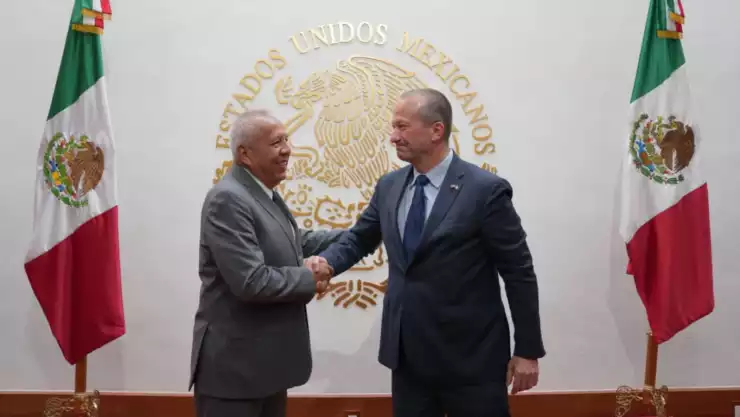 Encuentro entre director del INM y titular de CBP de Estados Unidos
