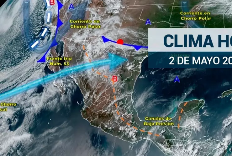 ¿Cómo estará el clima en México hoy 2 de mayo? Altas temperaturas en la Ciudad de México y el Edomex