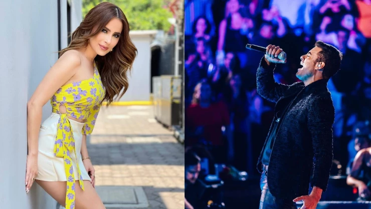 Carlos Rivera le canta a Cynthia Rodríguez en San Luis Potosí.