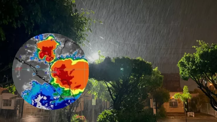 Lluvias hoy en Sinaloa