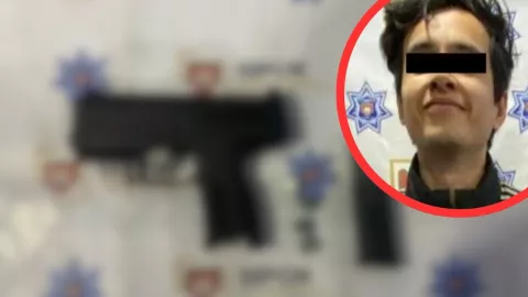 Policía Municipal arresta a sujeto que simuló tener pistola en Tijuana